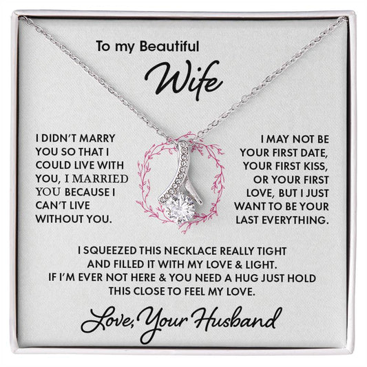 To My Beautiful Wife | Alluring Beauty necklace